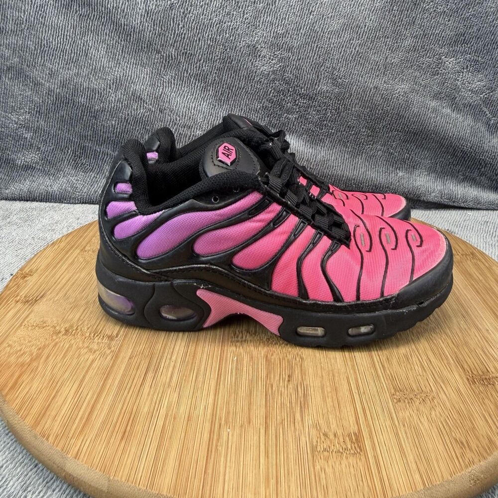 AIR C102 Shoes Boys Size 13 Pink Black Colorblock Mesh Running Athletic Sneakers